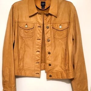 GAP GENUINE LEATHER JACKET SZ XL